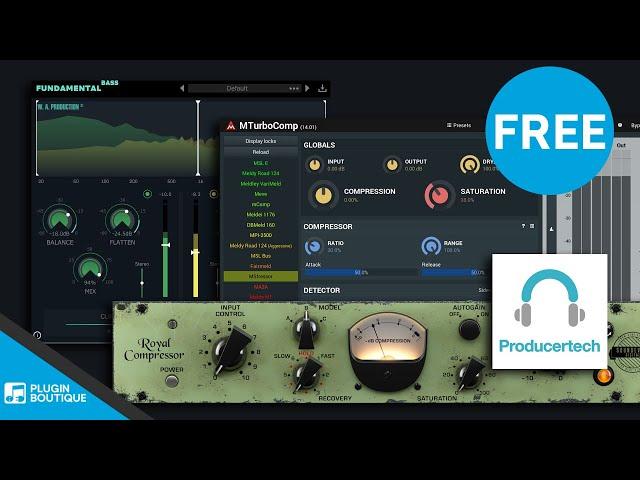 Free Plugins | Fundamental Bass, Royal Compressor, MTurboCompLE, Producer Tech Course