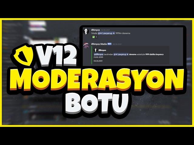 ️ V12 MODERASYON BOTU ! ️ | DİSCORD ALTYAPI