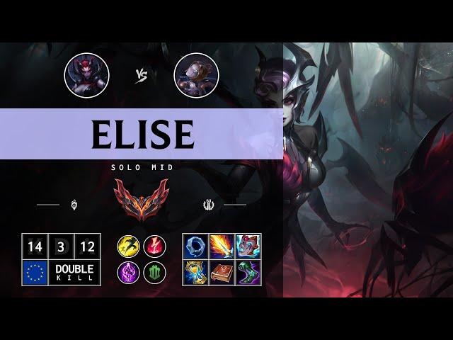 Elise Mid vs Orianna - EUW Grandmaster Patch 14.13