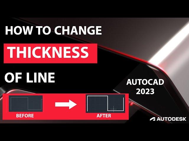 how to change line thickness in autocad|| autocad tutorials