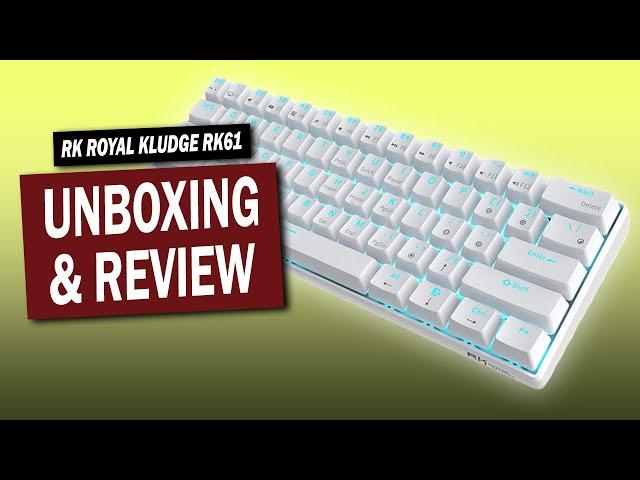 RK ROYAL KLUDGE RK61 Wireless 60% Mechanical Keyboard Review