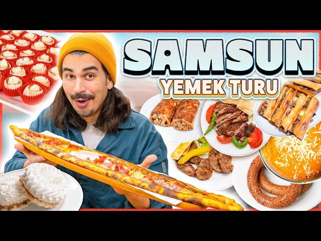 Samsun'da Ne Yenir Ne İçilir? Samsun Yemek Turu [2024] (Çakallı Menemen, Atom, Bafra Pidesi)