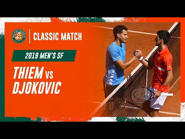 Djokovic vs Thiem 2019 Men's semi-final | Roland-Garros Classic Match