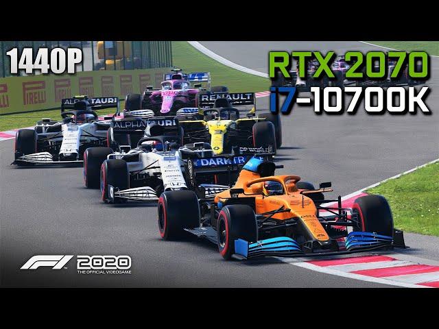 F1 2020 - RTX 2070 OC & i7-10700K | Max Settings 1440p