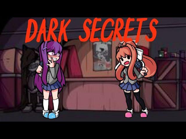 FNF Dark Secrets but Yuri and Monika sings it