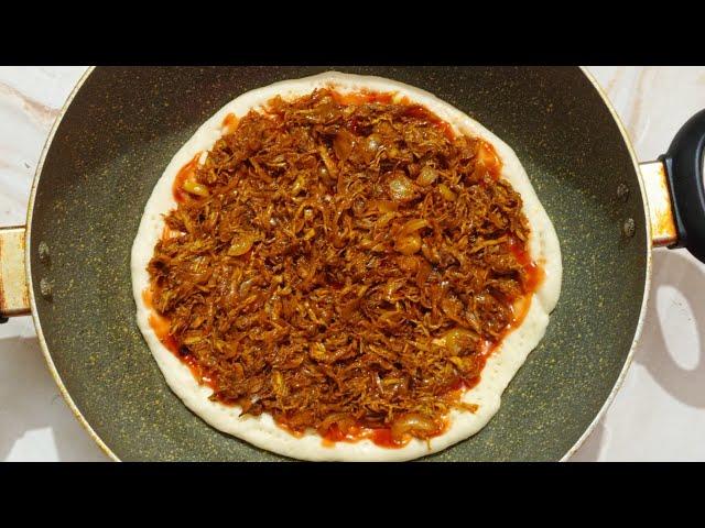 ফ্রাইপ্যানে চিকেন প্যান পিজ্জা || How to make chicken pan pizza