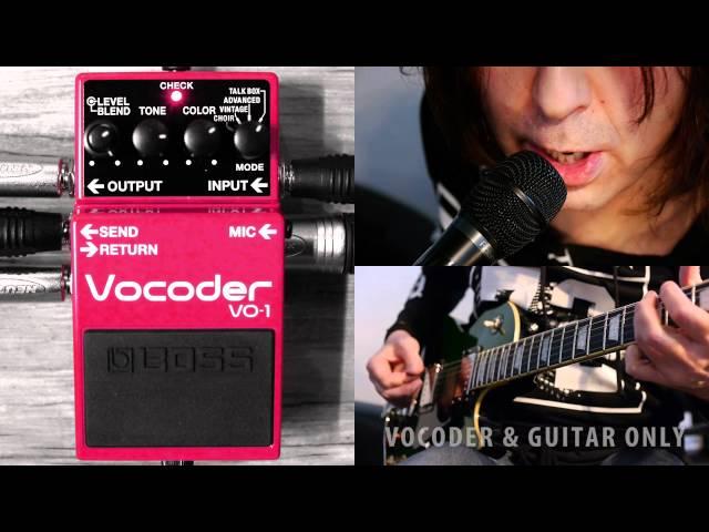 BOSS VO-1 Vocoder Sounds and Settings