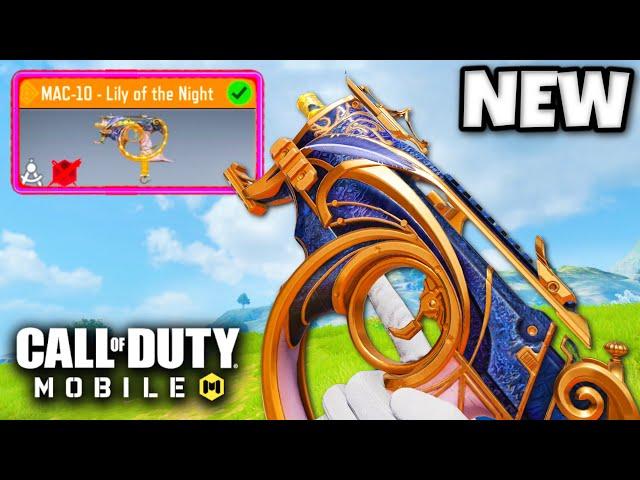 *NEW* LEGENDARY MAC-10 - LILY OF THE NIGHT (COD MOBILE)