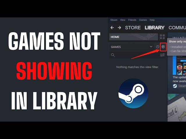 How To Fix Steam Games Not Showing Up in Library (2025)