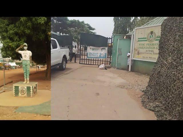 Inside and outside of NYSC Orientation Camp Abuja