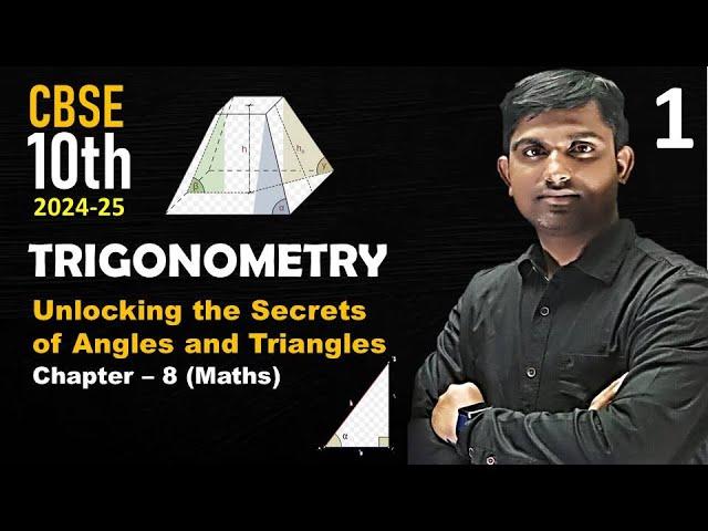 Trigonometry Class 10th Chapter 8 (NCERT Solution 2024)  PART-1 | The Educational Institute