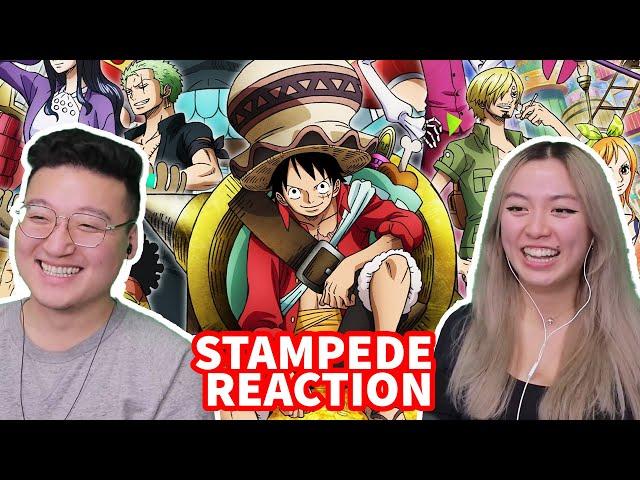 IS THIS THE BEST ONE PIECE MOVIE ?! | One Piece Stampede Movie Couples Reaction & Discussion