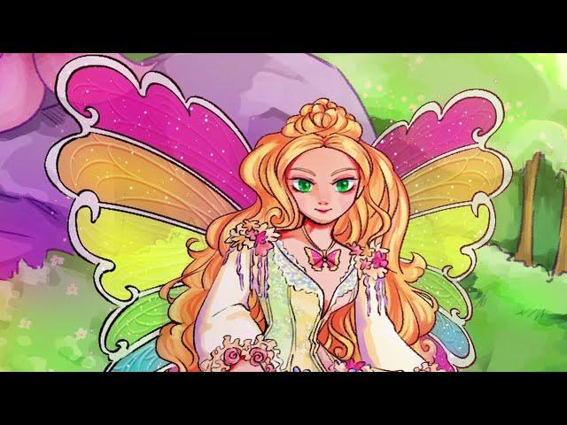 Barbie FairyTopia: Magic of The Rainbow Timelapse Drawing