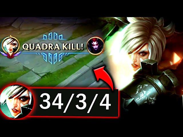 RIVEN TOP IS THE #1 NEW 1V5 END BOSS THIS PATCH (VERY STRONG) - S14 Riven TOP Gameplay Guide