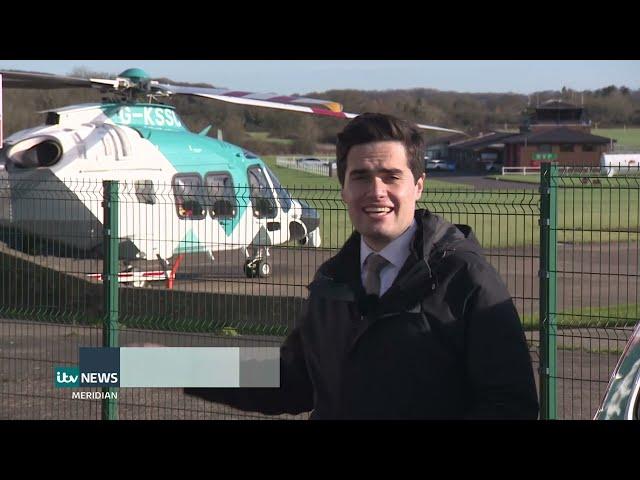 Air Ambulance Kent Surrey Sussex gets new advanced equipment | ITV News Meridian | Kit Bradshaw