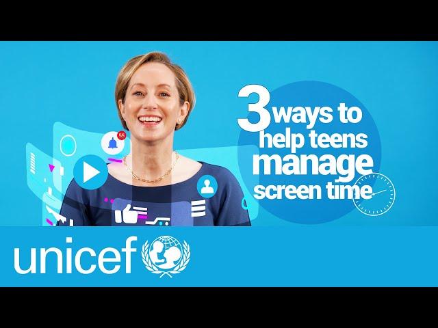 Three ways to help teens manage screen time | UNICEF