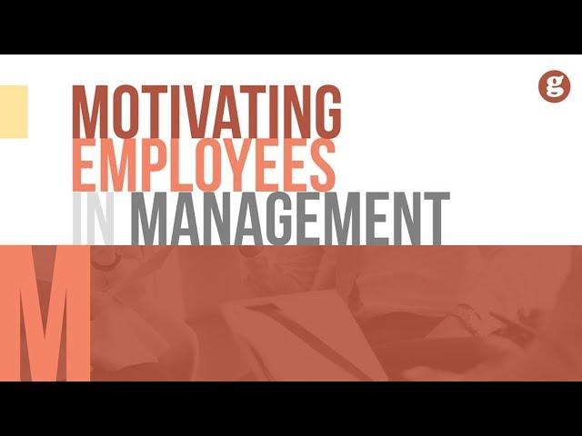 Motivating Employees in Management