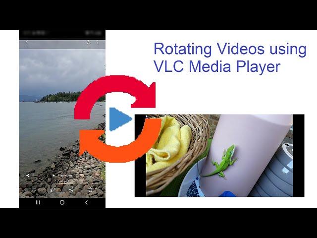 Rotating Video Orientation Using VLC Player