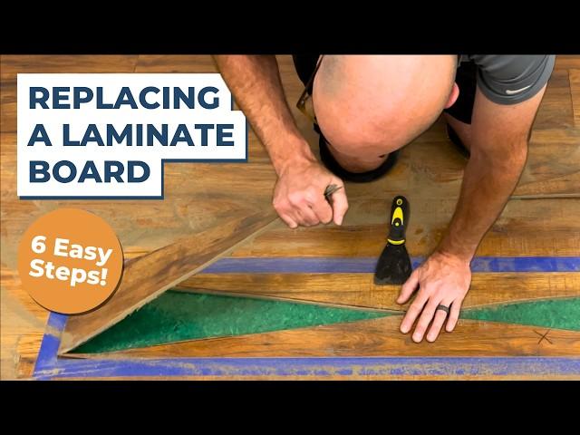 How To Do A Laminate Board Replacement On A Floor | Step by Step |