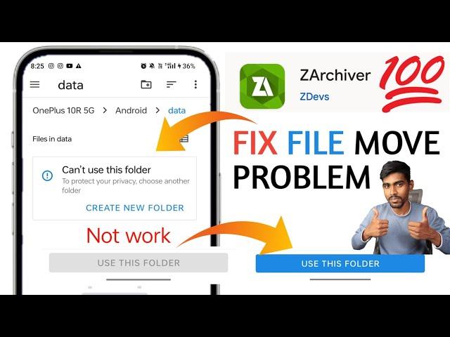 Zarchiver Can't Use This Folder | Zarchiver Obb File Problem | Zarchiver Android Access Restriction