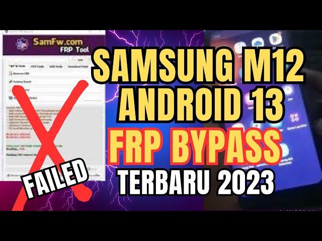 Samsung M12 Frp Bypass/Google Account Unlock Android 13 | Samsung M12 (SM-M127F/SM-M127G) Frp Unlock