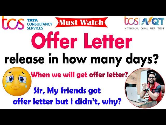 TCS Sending Offer Letter | TCS Big Update | How much time TCS will take to send offer letter?