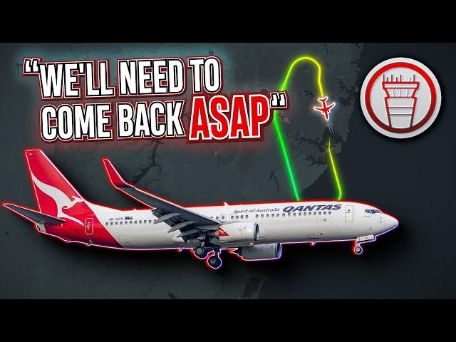 Urgent Return! Qantas 737 Reports Smoke in Cockpit [ATC Audio]