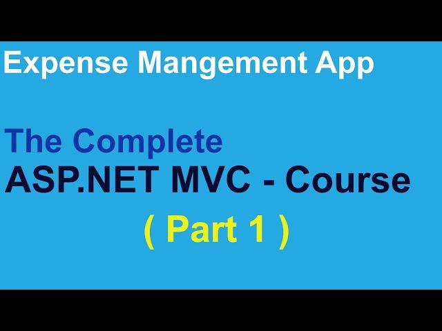 Learn ASP.NET MVC (.NET 6) - Complete Course - Part 1