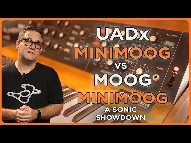 UADx Minimoog vs Moog Minimoog - A Sonic Showdown