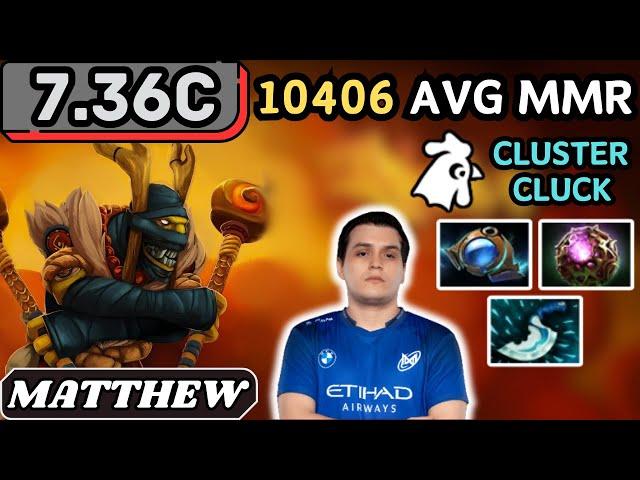 7.36c - Matthew SHADOW SHAMAN Soft Support Gameplay 27 ASSISTS - Dota 2 Full Match Gameplay