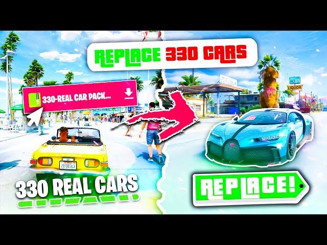 How To Install 330 Car Pack In GTA 5 - 2024 (Replace All Cars In GTA 5!)