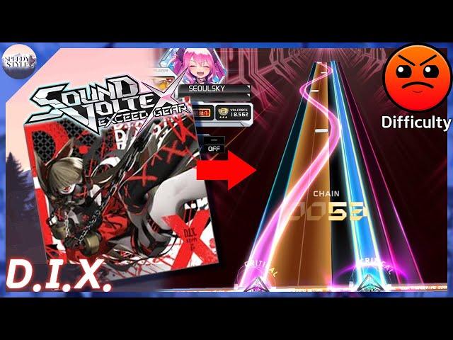 [SDVX] The FASTEST Song (BPM 1080?!!!) in Sound Voltex - D.I.X. [MXM 18]