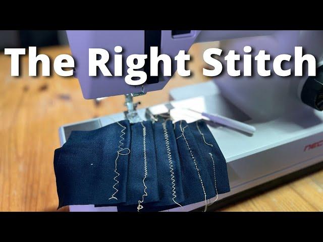 The Best Sewing Machine Stitches for your Stretch Fabrics! My Top 5 Favourites #AbisDen