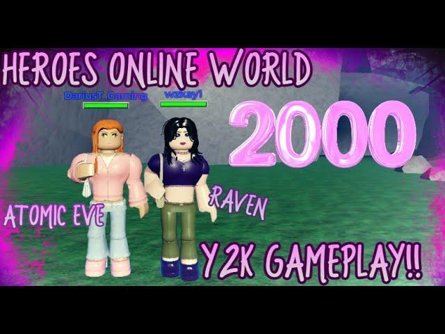 Y2K ATOMIC EVE & Y2K RAVEN TOXIC TEAM GAMEPLAY | HEROES ONLINE WORLD!!