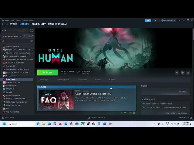 Fix Once Human Not Launching/Won't Launch On PC