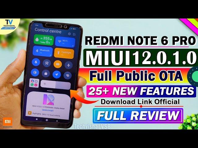 Redmi Note 6 Pro MIUI 12.0.1.0 Update Full Changelog | 25+ Feature | Redmi Note 6 Pro MIUI 12 Update