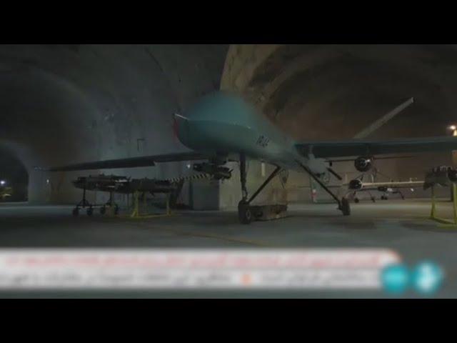 Подземную базу беспилотников показали в Иране