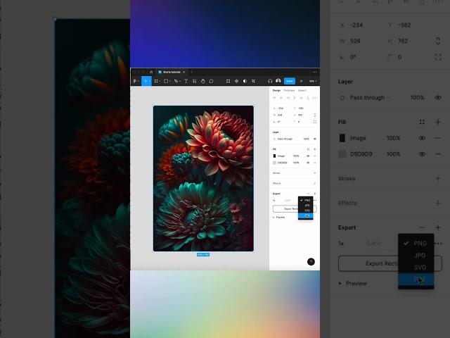 How to export an image from Figma