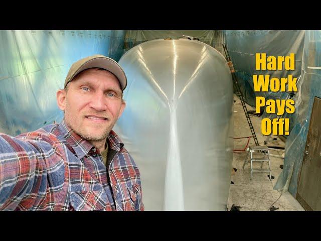 We Apply the First Layer Of Barrier Coat On the Hull - Ep. 389 RAN Sailing