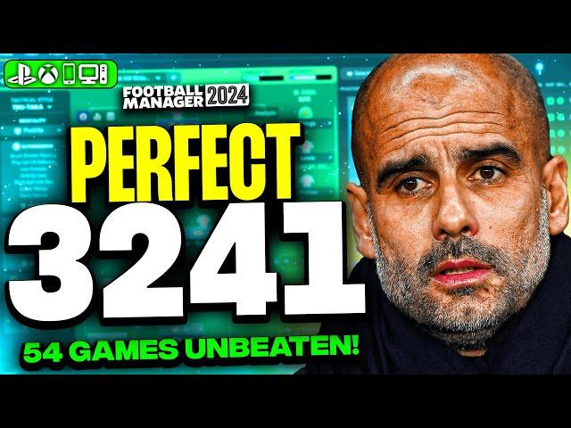 Pep's PERFECT 3-2-4-1 FM24 Tactic! | 54 Games UNBEATEN!