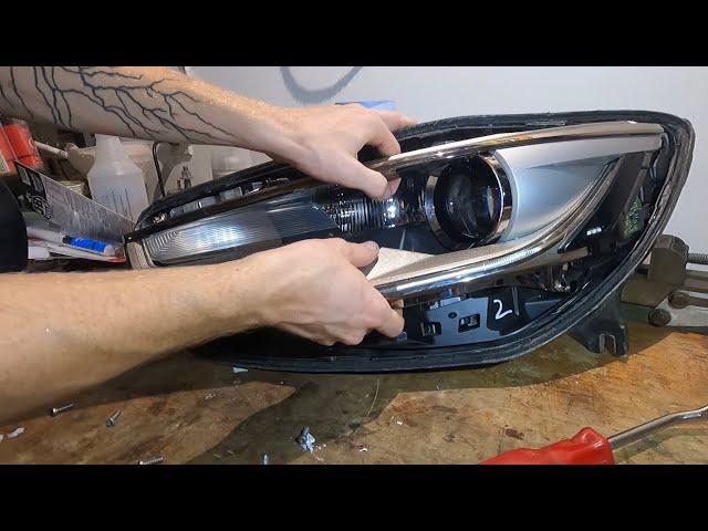 AUDI YELLOW DRL REPAIR and Lens Removal (common issues)