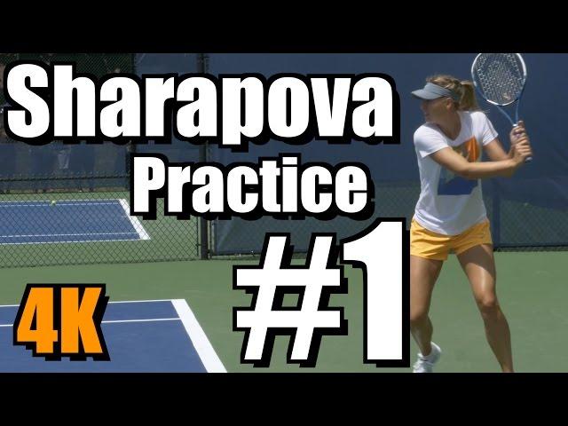 Maria Sharapova in 4k | Forehand and Backhand #1 | Western & Southern Open 2014