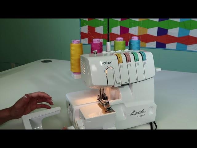 Brother 1034D Serger 3 Machine Overview & Tour