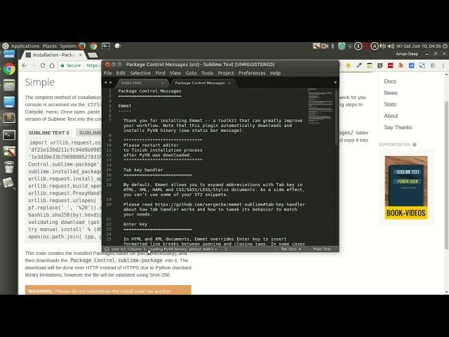 How to install Package Control in Sublime text