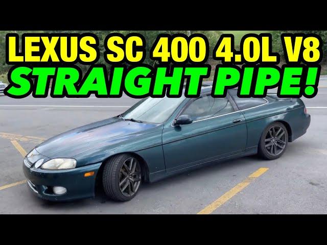 1997 Lexus SC 400 4.0L V8 Dual Exhaust w/ STRAIGHT PIPES!