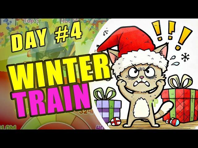 Race Clicker Day 4 Trying to Get Winter Train | Roblox