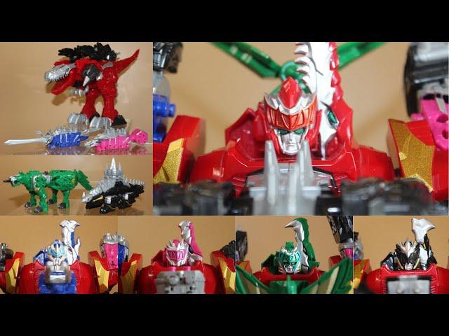 DX KishiRyu-Oh (Dino Fury Megazord) - SS Ryusoulger (PR Dino Fury) 騎士竜戦隊リュウソウジャー PART 1