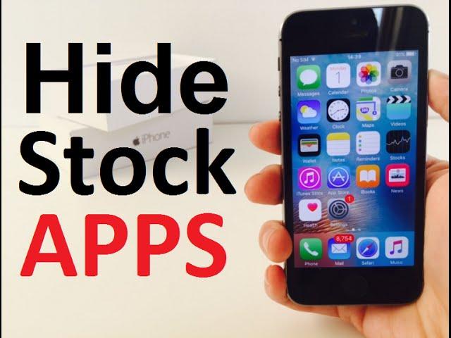 iOS 9 Tips and Tricks - How to hide the stock Apps