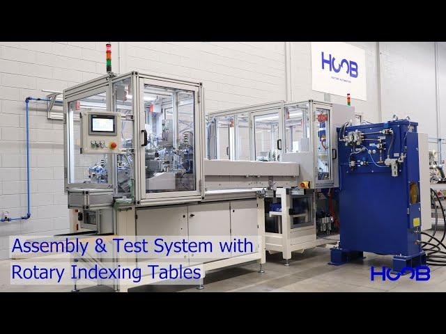 Assembly & Test System with Rotary Indexing Tables