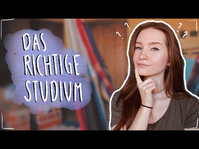 Was soll ich studieren? || So findest du den richtigen Studiengang für dich!